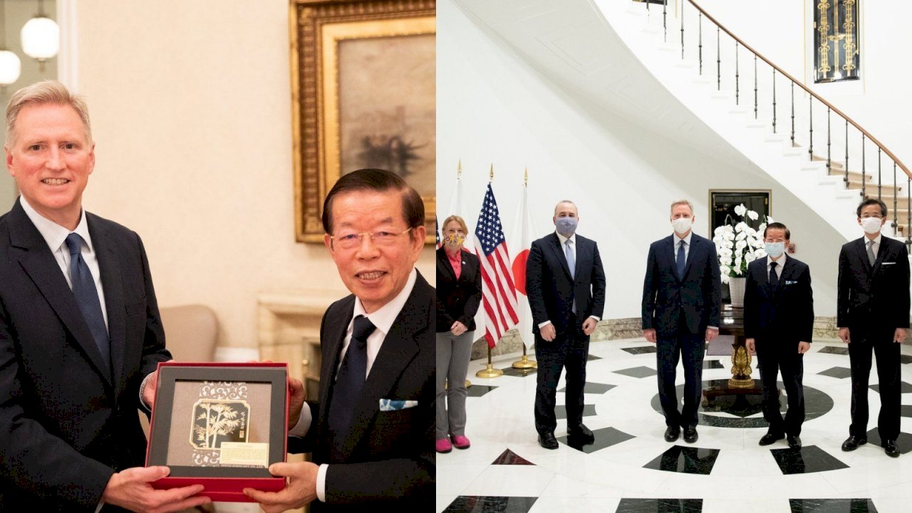Representante de Taiwán visita embajada de Estados Unidos en Japón