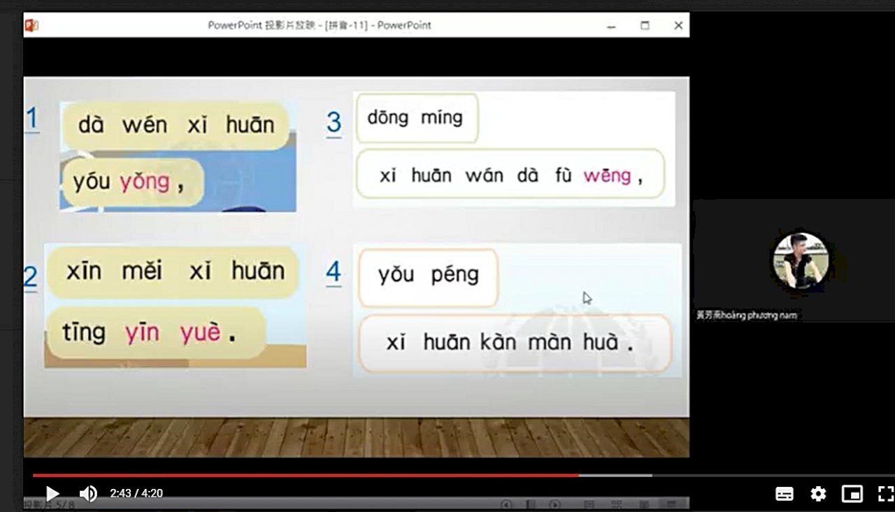 Clases de chino mandarín para estudiantes vietnamitas