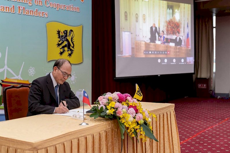 Taiwán firma un memorando de entendimiento con la región belga de Flandes