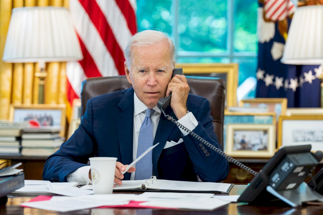 Biden reafirma su oposición a un cambio unilateral del statu quo del Estrecho