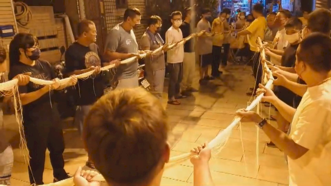 Torres de fideos ofrecen una muestra de la original cultura de Tainan