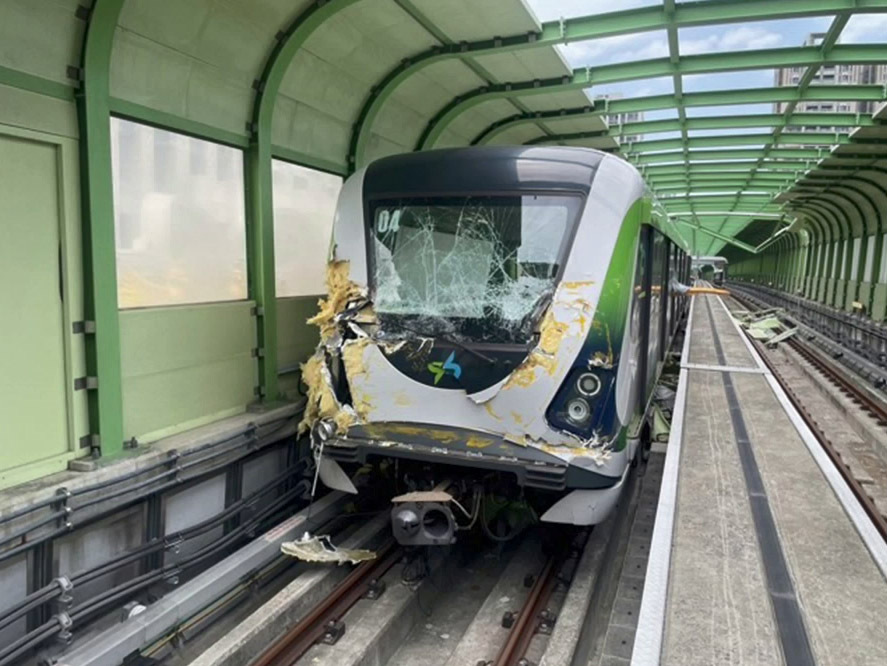 Tres fueron los fallos de seguridad que llevaron al accidente del metro de Taichung
