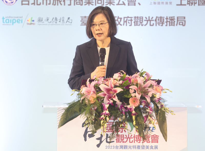 Tsai señala que se están estudiando las medidas para recuperar el turismo entre ambos lados del Estrecho