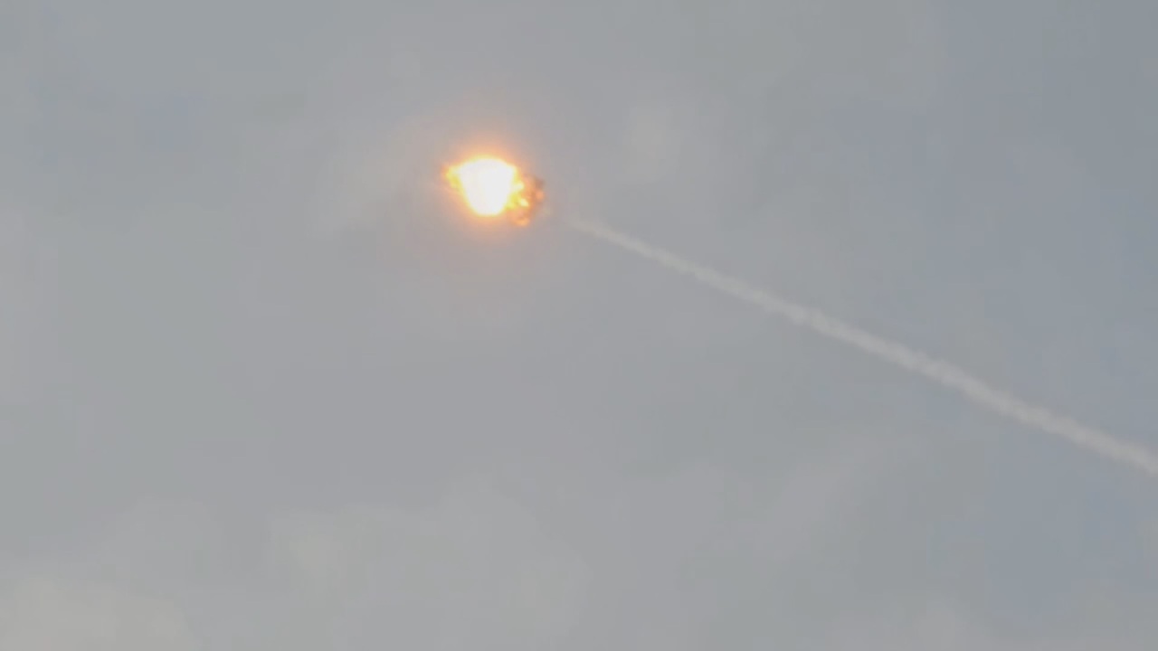 Un misil Patriot estalla en el aire durante unas pruebas del ejército taiwanés en Pingtung
