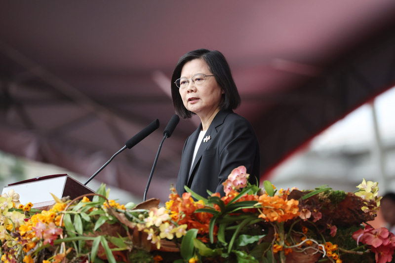 La presidenta Tsai pronunció su último discurso del Día Nacional en el cargo