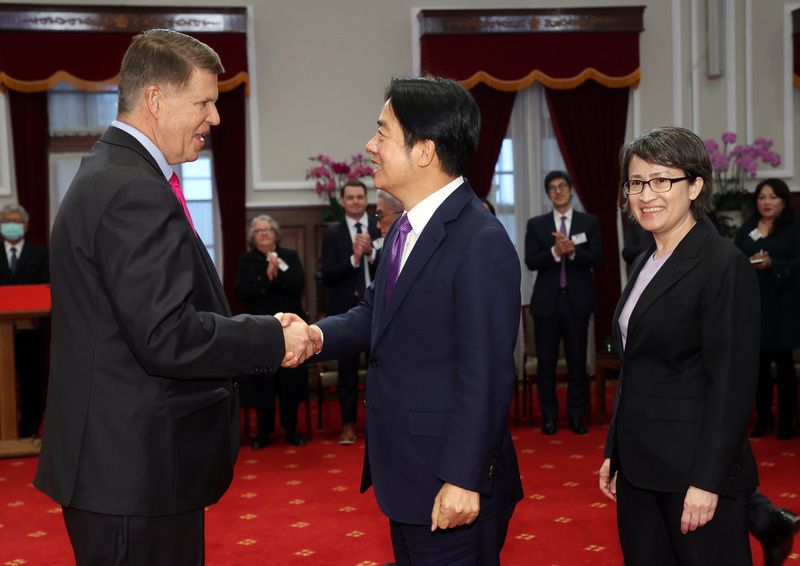 Lai Ching-te y Hsiao Bi-khim reciben a la delegación empresarial estadounidense de Keith Krach