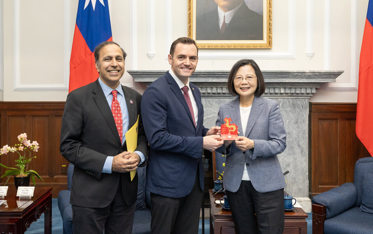 Tsai Ing-wen y Lai Ching-te reciben a una delegación del Congreso estadounidense dedicada a la rivalidad con China continental