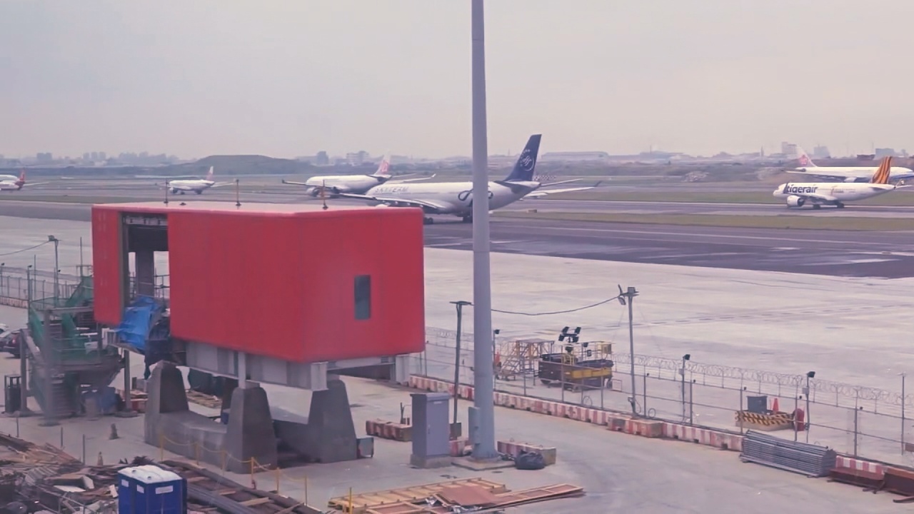 Atasco de vuelos en el Aeropuerto de Taoyuan debido a las obras de mantenimiento anual