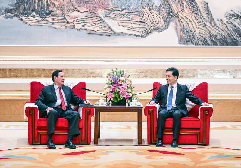 Ma Ying-jeou se reúne con el secretario del PCCh de la provincia de Shaanxi durante su viaje a China continental