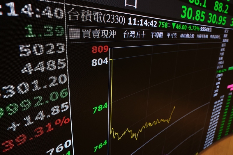 La bolsa de Taiwán pierde 774 puntos arrastrada por las pérdidas de TSMC y otras empresas tecnológicas