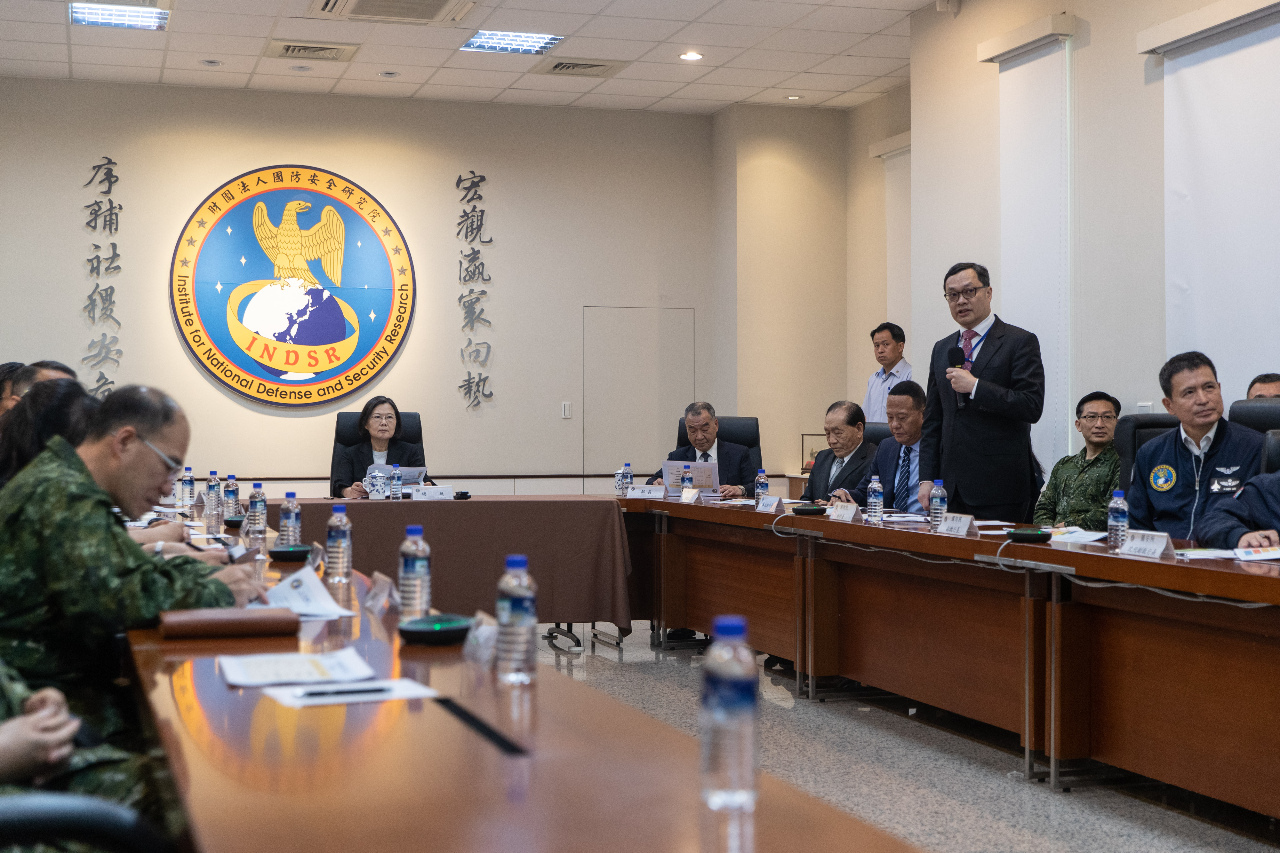 Tsai Ing-wen: “El INDSR ha logrado cumplir sus objetivos en materia de defensa nacional”