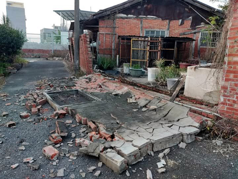 27 personas heridas por el terremoto de Chiayi