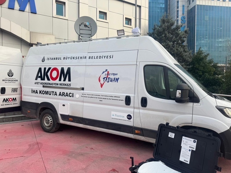 Taiwán dona vehículos de comando para drones a la ciudad de Estambul