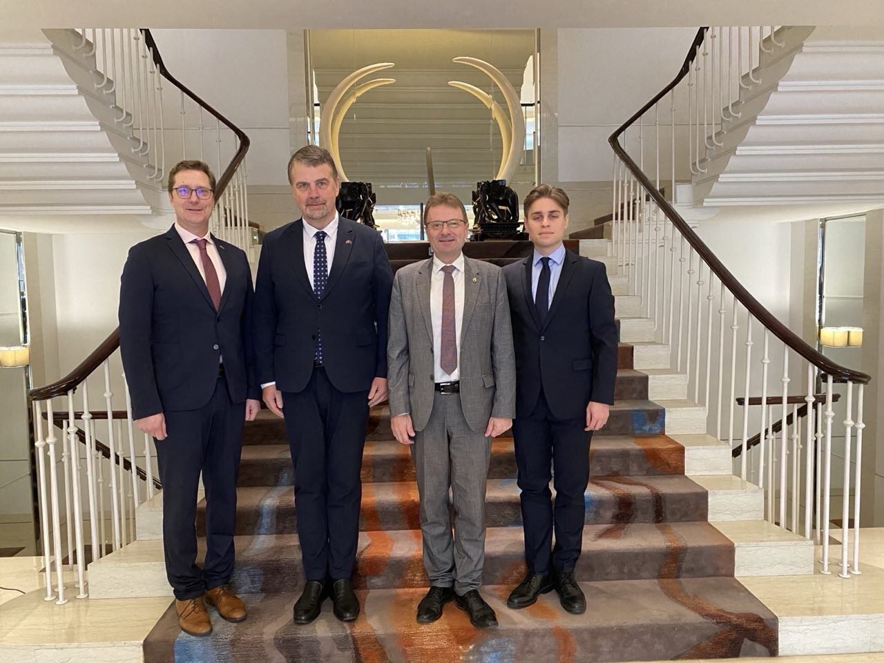 Una delegación de parlamentarios europeos de visita en Taiwán